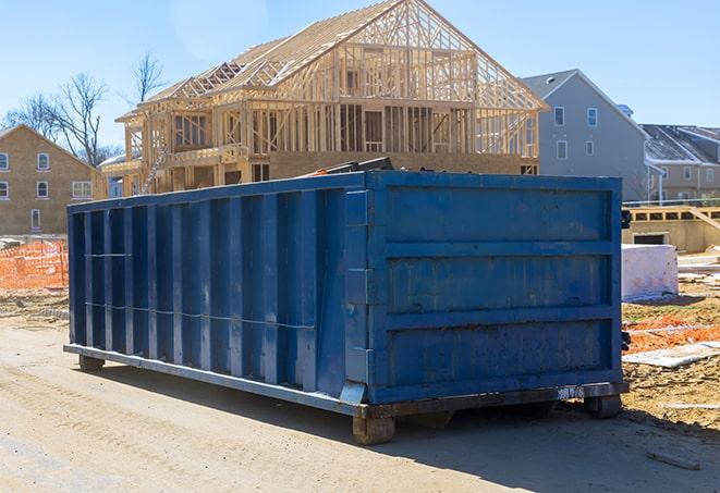 residential waste management with spacious dumpsters